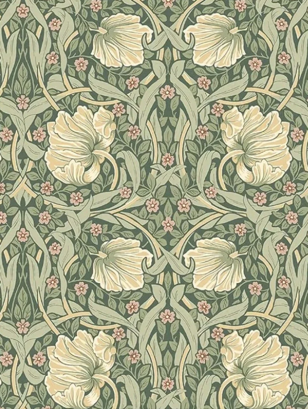 NWT NextWall Pimpernel Floral Peel and Stick Wallpaper (Gardenia & Sage